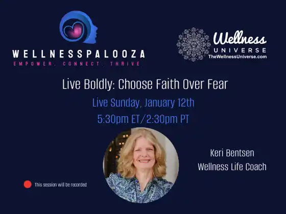 Wellnesspalooza 2025 Живите смело: выбирайте веру вместо страха с Кери Бентсен